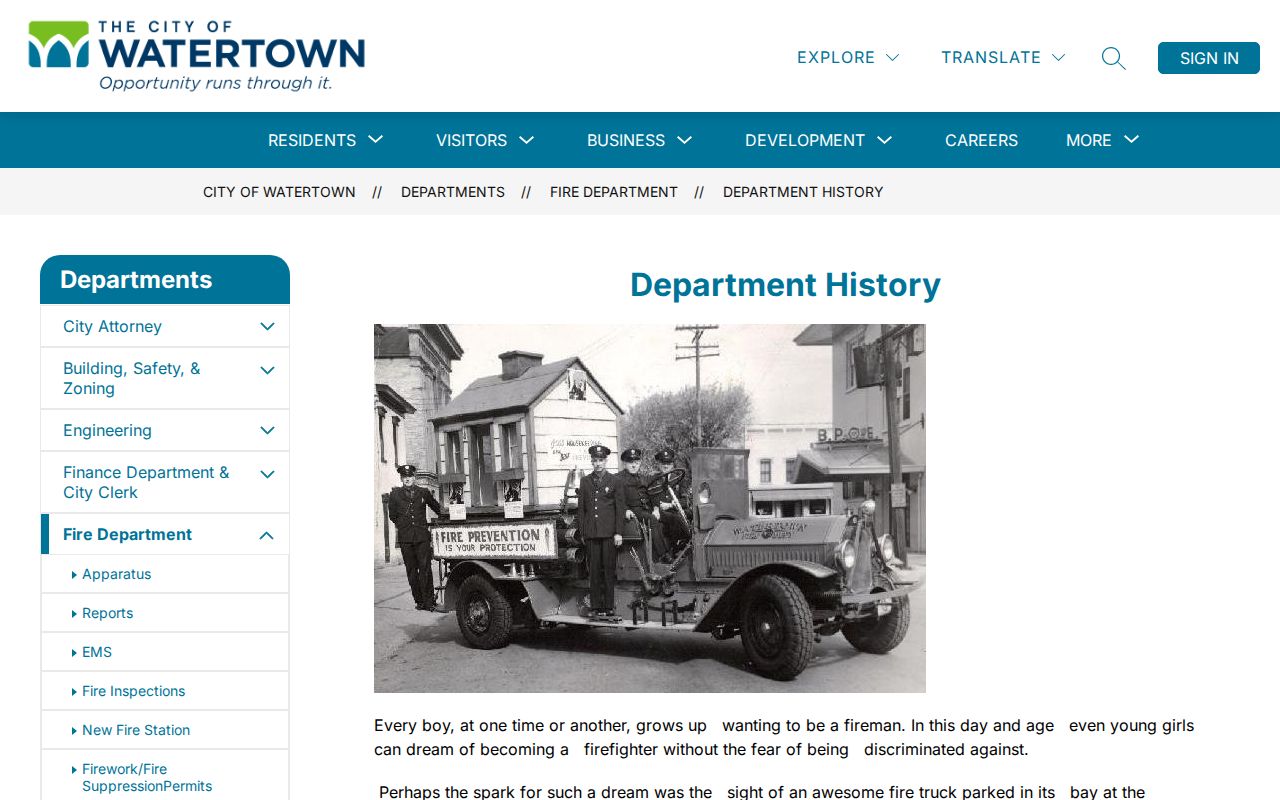 Watertown criminal history and Dodge County police department history